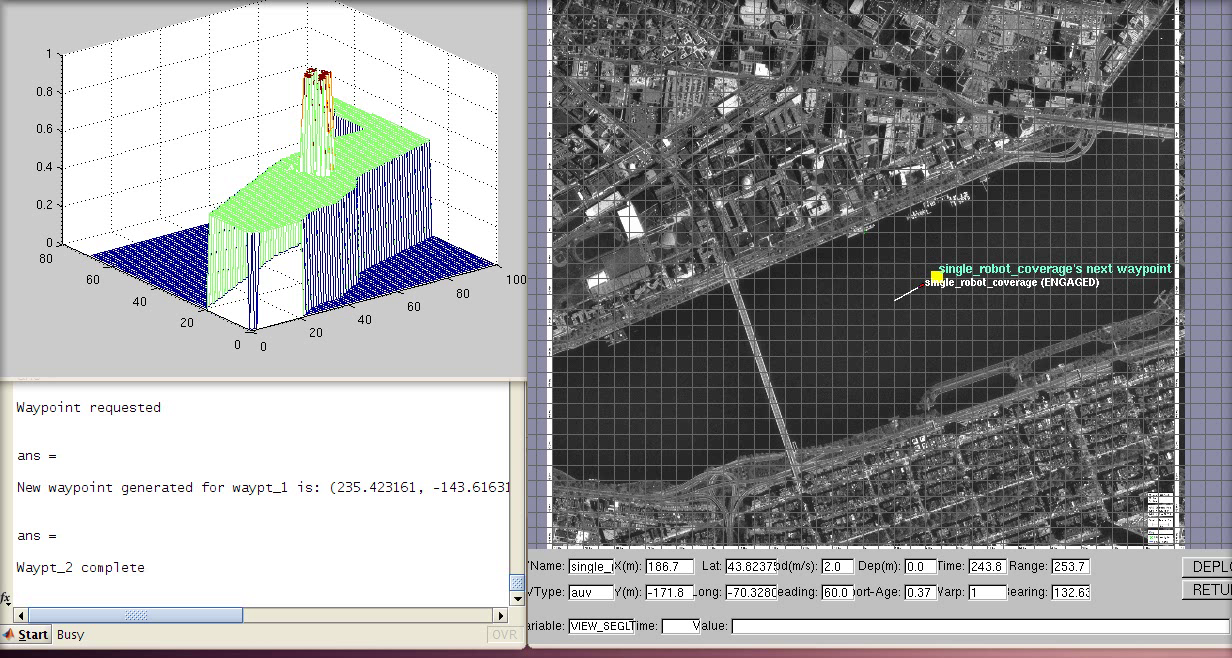 Matlab and MOOS working together